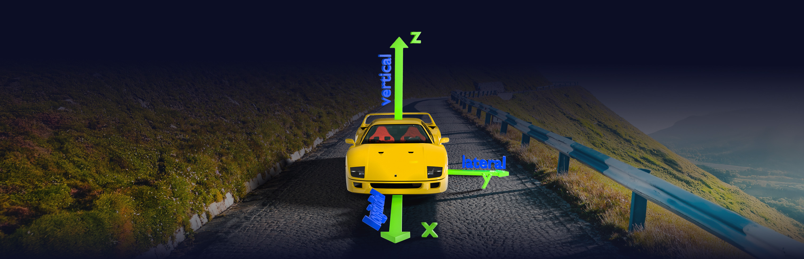 Alpine road with F40