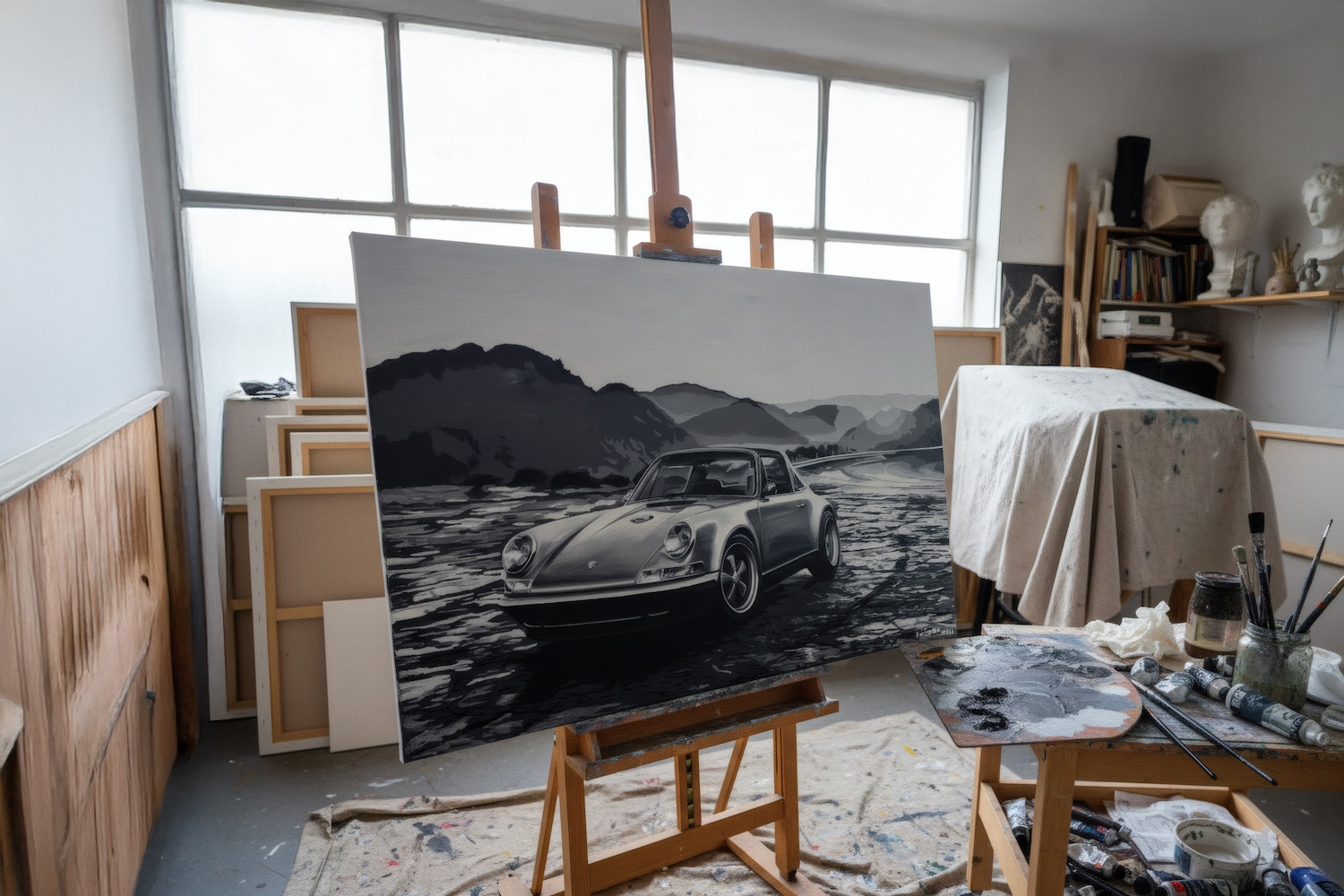 Print Singer 100x150 cm